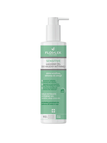 FLOSLEK - SENSITIVE Łagodny żel do higieny intymnej do skóry wrażliwej 225 ml