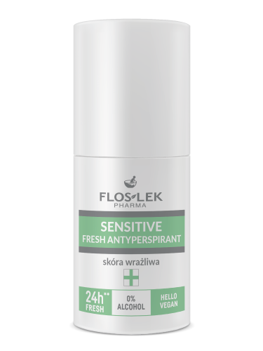 FLOSLEK - Fresh antyperspirant deo roll-on do skóry wrażliwej 50 ml 