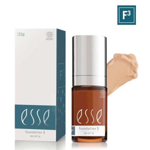 Esse Foundation F3 - podkład probiotyczny z filtrem SPF dla wszystkich rodzajów skór wrażliwych  30ml  