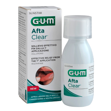 GUM Afta Clear Płyn do płukania na afty i pleśniawki