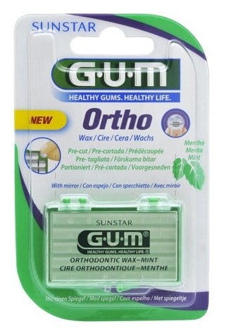 GUM Butler OrthoWax - Wosk ortodontyczny kalibrowany, miętowy