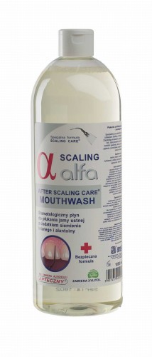 Alfa SCALING - płyn do płukania jamy ustnej po zabiegach skalingu lub kiretażu 500 ml