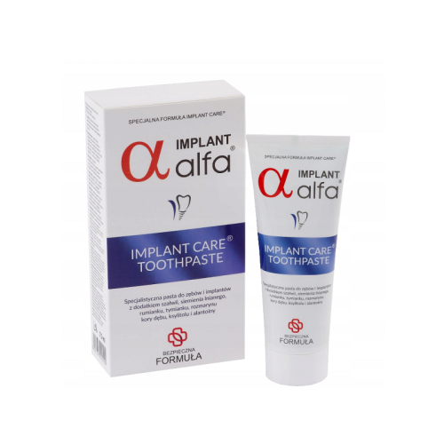 Alfa Implant Care  - specjalistyczna pasta do zębów i implantów 75ml