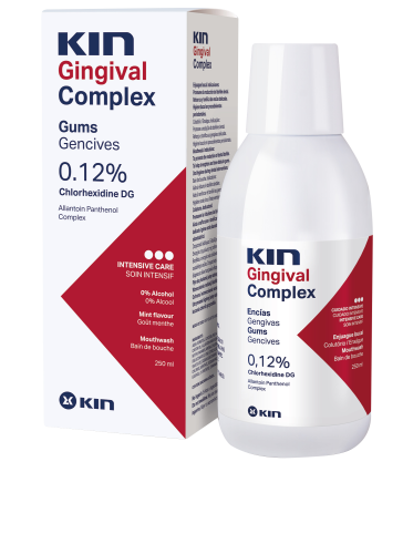 KIN GINGIVAL Complex  płyn do płukania z  0,12% chlorheksydyny 250 ml