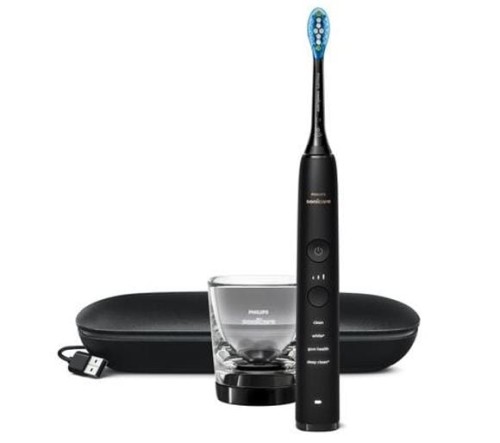 Szczoteczka soniczna PHILIPS SONICARE DiamondClean Smart 9000 Black HX9911/09
