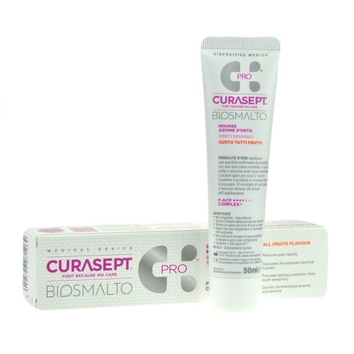 Curasept Biosmalto Sensitive - Mus natychmiastowy efekt dla zębów wrażliwych 50 ml