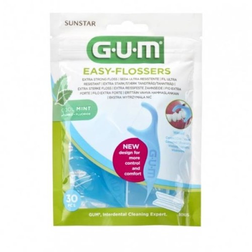 GUM Butler EasyFlossers - niciowykałaczka (wykałaczka z rozpiętą nicią dentystyczną) 30szt.