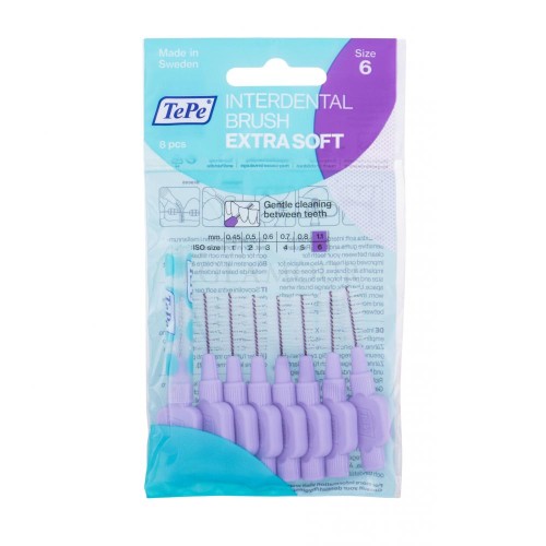 TePe Extra Soft 1.1 mm super miękkie szczoteczki międzyzębowe 8sztuk