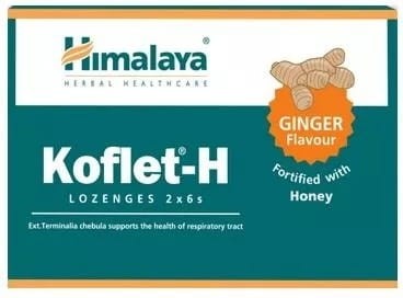HIMALAYA Koflet-H, imbirowy (12 tabl.)