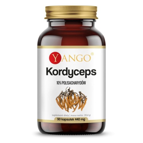 YANGO  Kordyceps - ekstrakt 10% polisacharydów (90 kaps.)