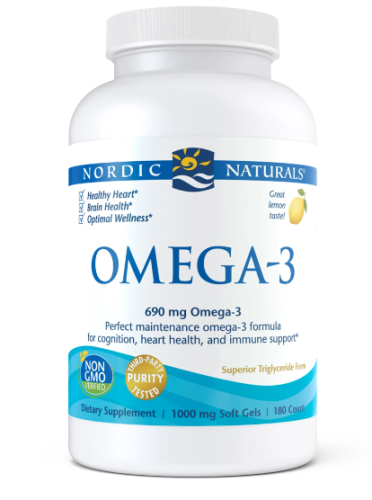 Omega-3, Lemon  (180 kaps.)