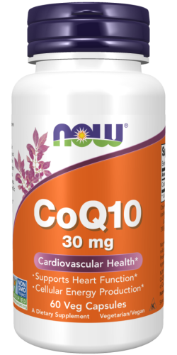 NOW Foods Koenzym Q10 30 mg (60 kaps.)