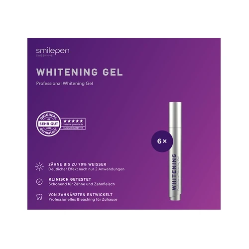 Smilepen żel wybielający, zestaw wybielających penów (6x 5 ml)