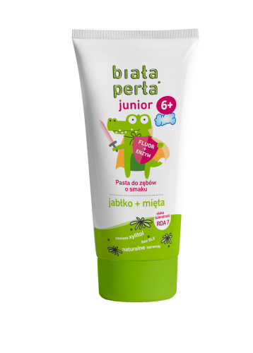 Pasta do zębów dla dzieci :junior 6+ Biała Perła