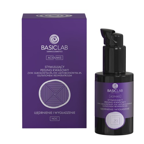 BasicLab Acidumis Ujędrnienie i Wygładzenie - Stymulujący Peeling Kwasowy 30ml