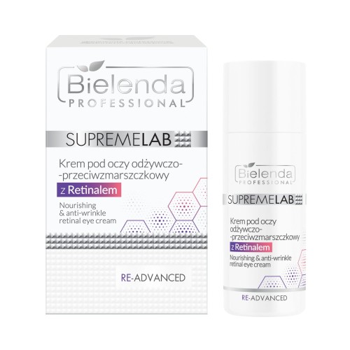 Bielenda Professional SupremeLab Re-Advanced krem pod oczy odżywczo-przeciwzmarszczkowy z Retinalem 15ml