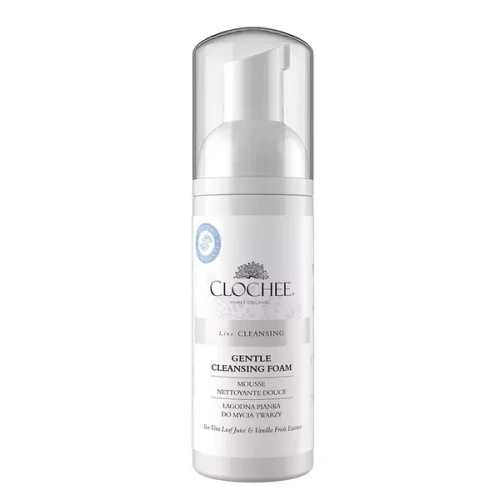 Clochee Simply Organic - łagodna pianka do mycia twarzy, 150 ml