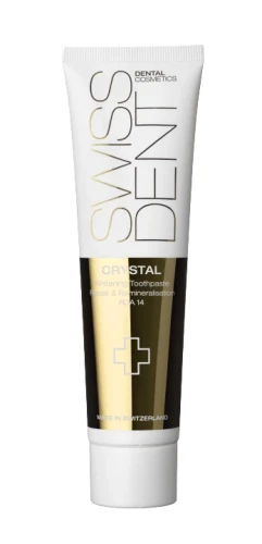 SWISSDENT CRYSTAL remineralizująca i wybielająca pasta krem na noc 100ml
