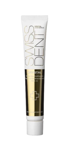 SWISSDENT CRYSTAL remineralizująca i wybielająca pasta krem na noc 50ml