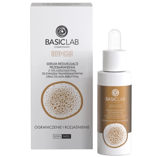 BasicLab Esteticus serum redukujące przebarwienia Ograniczenie i Rozjaśnienie 30ml