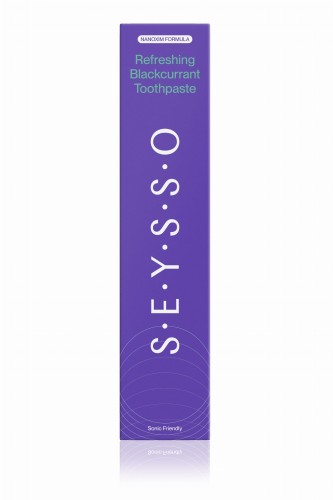 SEYSSO Color Refreshing Blackcurrant Odświeżająca pasta do zębów miętowo-porzeczkowa 75 ml