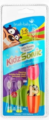 BRUSH-BABY  KIDZSONIC szczoteczka soniczna dla dzieci 3-6 lat RÓŻOWA