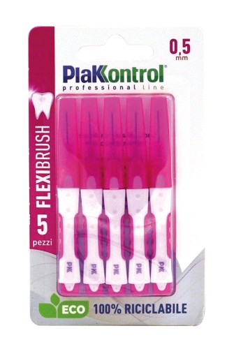 FLEXIBRUSH Szczoteczka międzyzębowa 0,5 mm, 5 szt. PLAKKONTROL