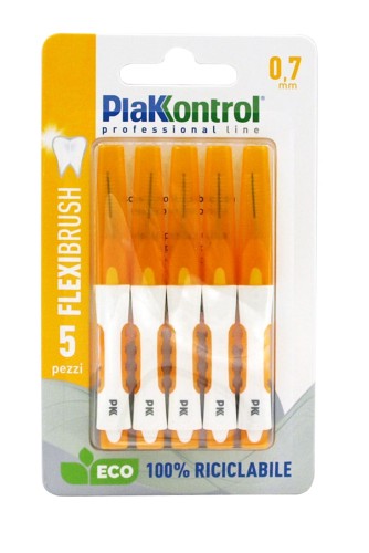 FLEXIBRUSH Szczoteczka międzyzębowa 0,7 mm, 5 szt. PLAKKONTROL 