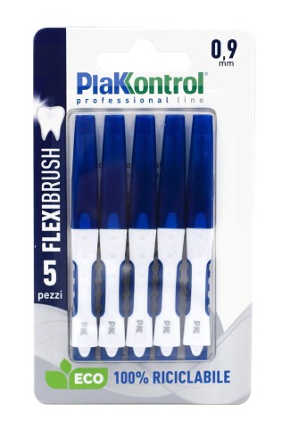 FLEXIBRUSH Szczoteczka międzyzębowa 0,9 mm, 5 szt. PLAKKONTROL   