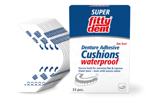 FITTYDENT Denture Cushions - podkładki klejące pod protezy dolne 15 szt.
