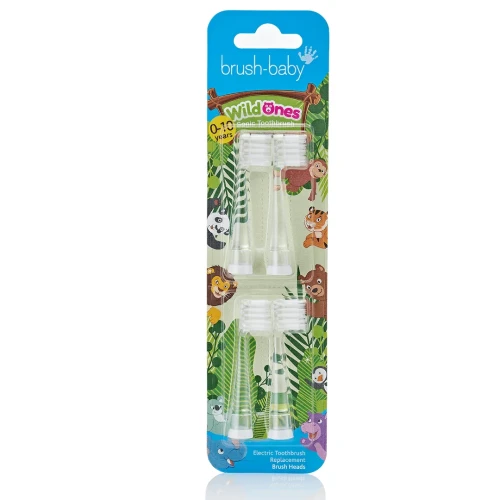 Brush Baby Końcówki do Szczoteczki WildOnes 4 szt.