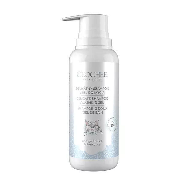 Clochee Baby & Kids, delikatny szampon/żel do mycia dla dzieci - 200 ml