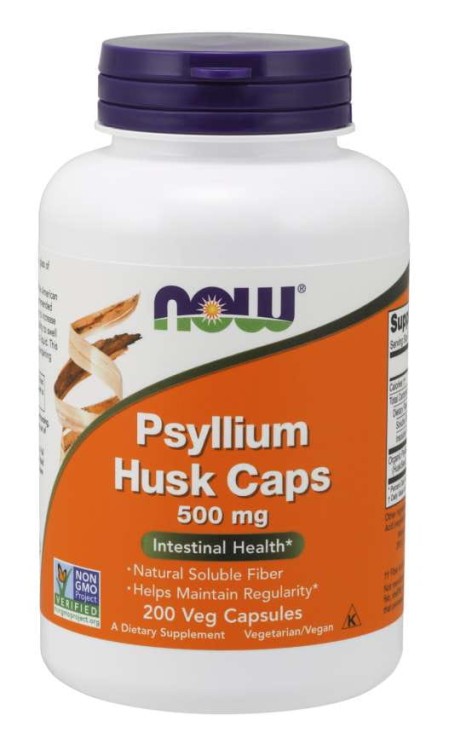 4175 Psyllium Husk Caps - Babka Płesznik 500 mg (200 kaps.)