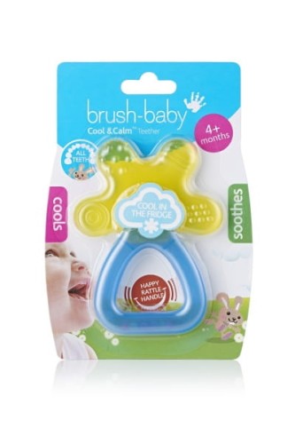 Gryzak - grzechotka Brush-Baby dla dzieci od 4 miesiąca do zębów przednich i bocznych niebieski.jpeg