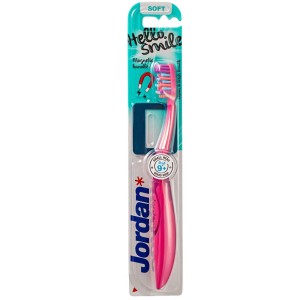 7046110069868-1 Jordan Hello Smile szczoteczka do zębów dla dzieci 9+ Miękka 1szt. (P1)