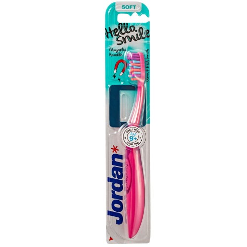 7046110069868-1 Jordan Hello Smile szczoteczka do zębów dla dzieci 9+ Miękka 1szt. (P1)
