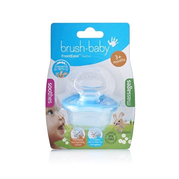 Gryzak do zębów przednich Brush-Baby dla dzieci od 3 miesiąca niebieski.jpeg