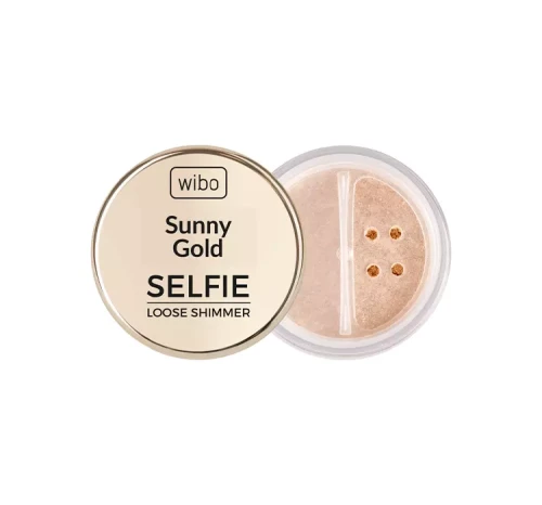 5905309900110-1 WIBO Selfie Loose Shimmer Sunny Gold rozświetlacz do twarzy 11,7g (P1)