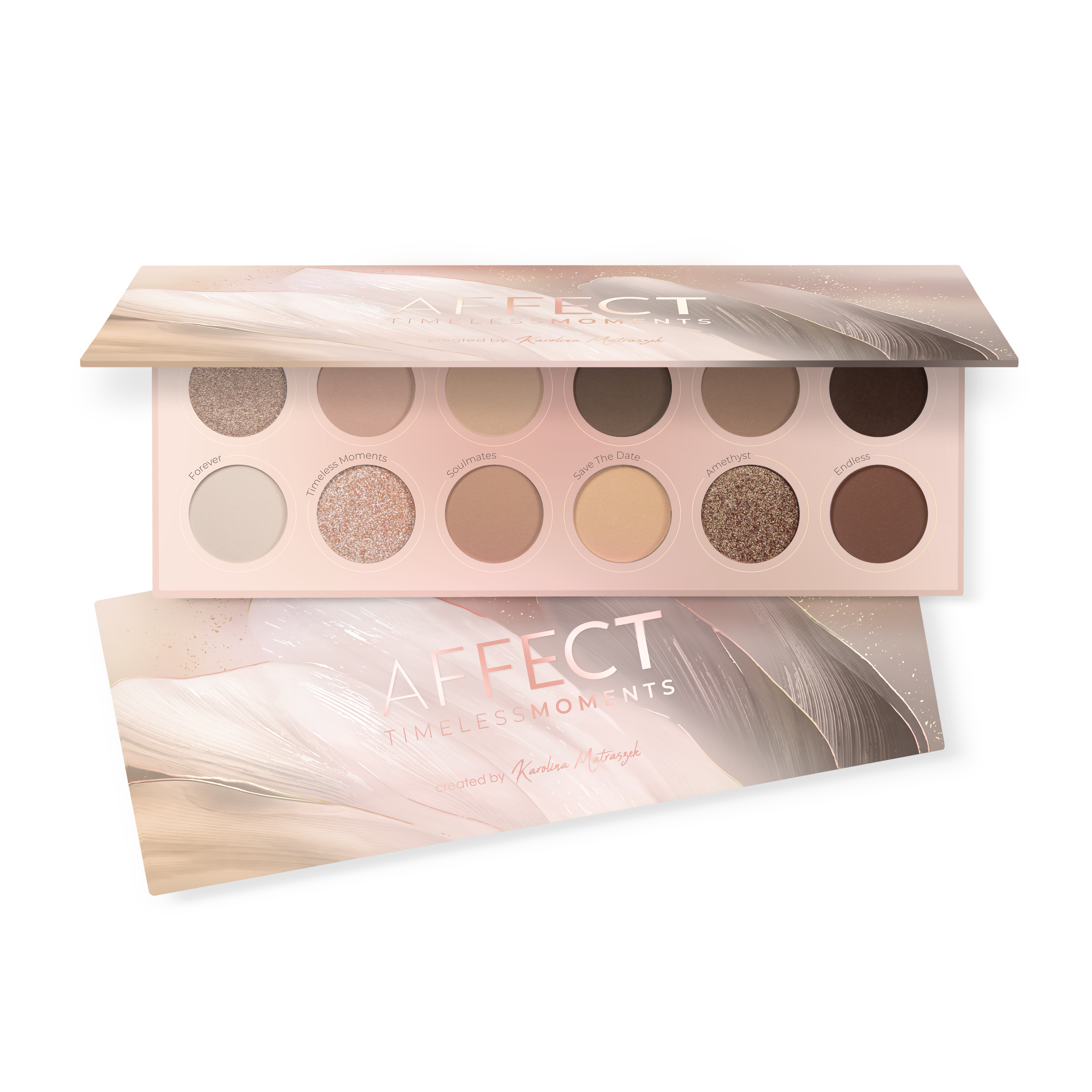 AFFECT Paleta cieni prasowanych Timeless Moments