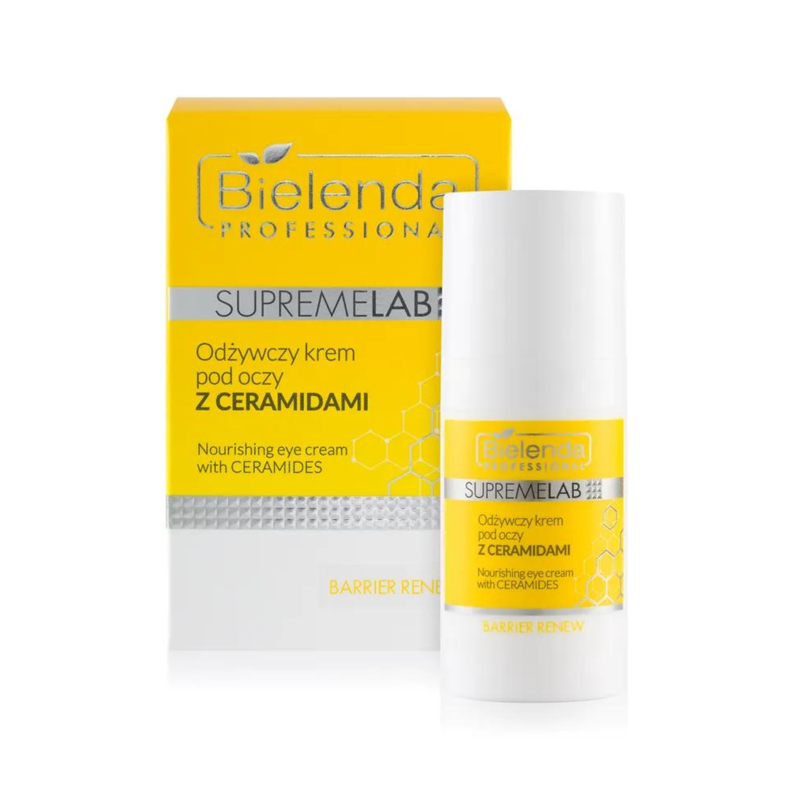 Bielenda Professional SupremeLab Barrier Renew odżywczy krem pod oczy z ceramidami 15ml