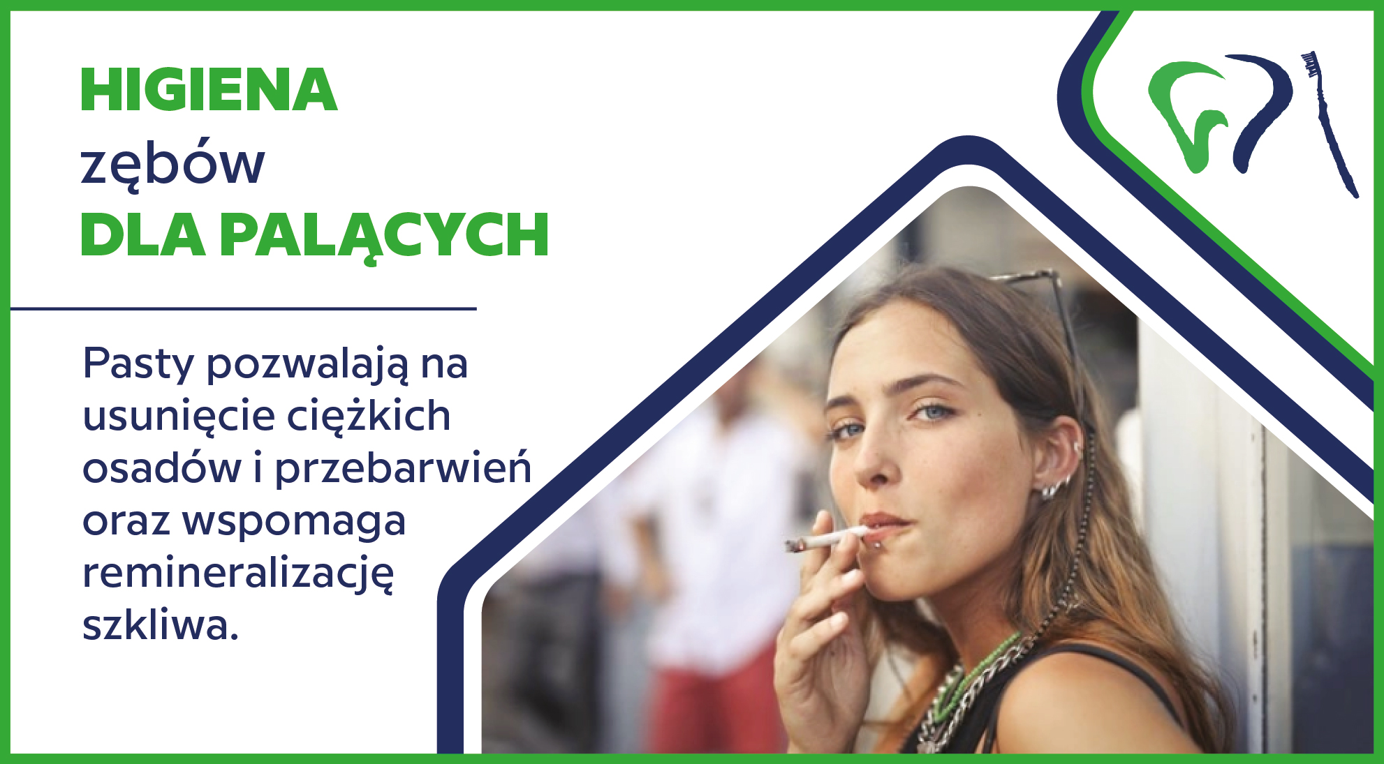 Higiena zębów dla palących