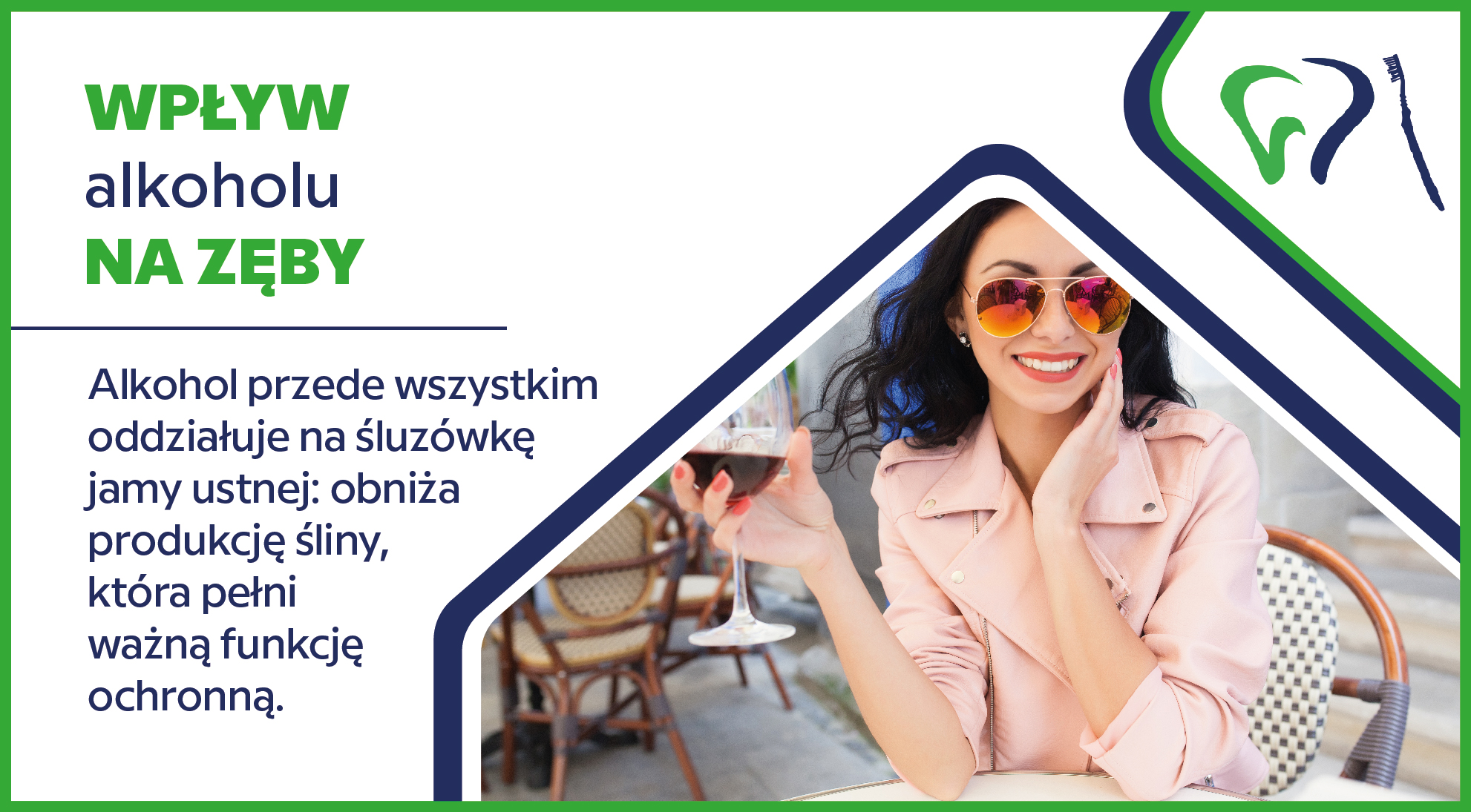 Wpływ alkoholu na zęby